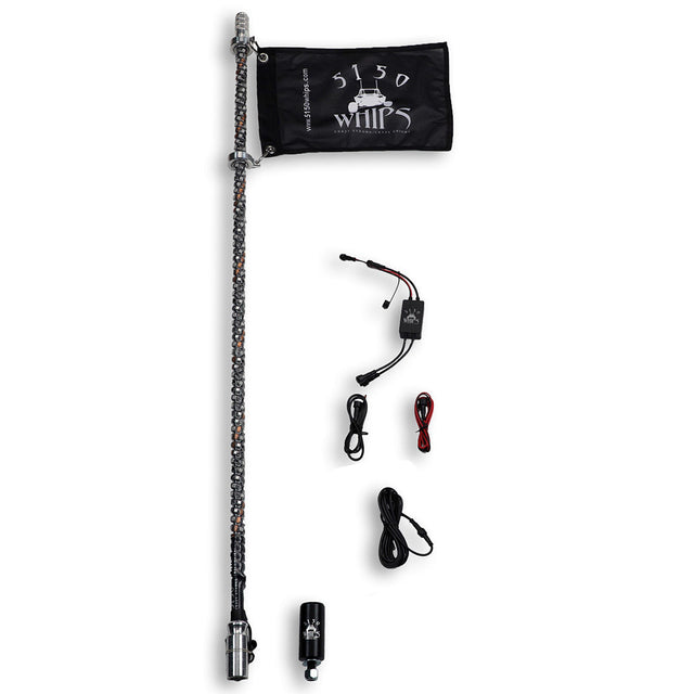 Photo of 5150 Platinum 1x 187 LED Whip by 5150 Whips - Premium LED Light Whips & Rock Lights for UTVs / Side by Sides