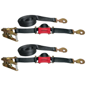 Photo of 18ft x 2in SHOCKSTRAP® Ratchet Strap w Snap Hooks, Premium Made in USA Polyester Webbing, 10,000lb Breaking Strength, 3,333lb WLL, Commercial Grade by ShockStrap - Premium for UTVs / Side by Sides