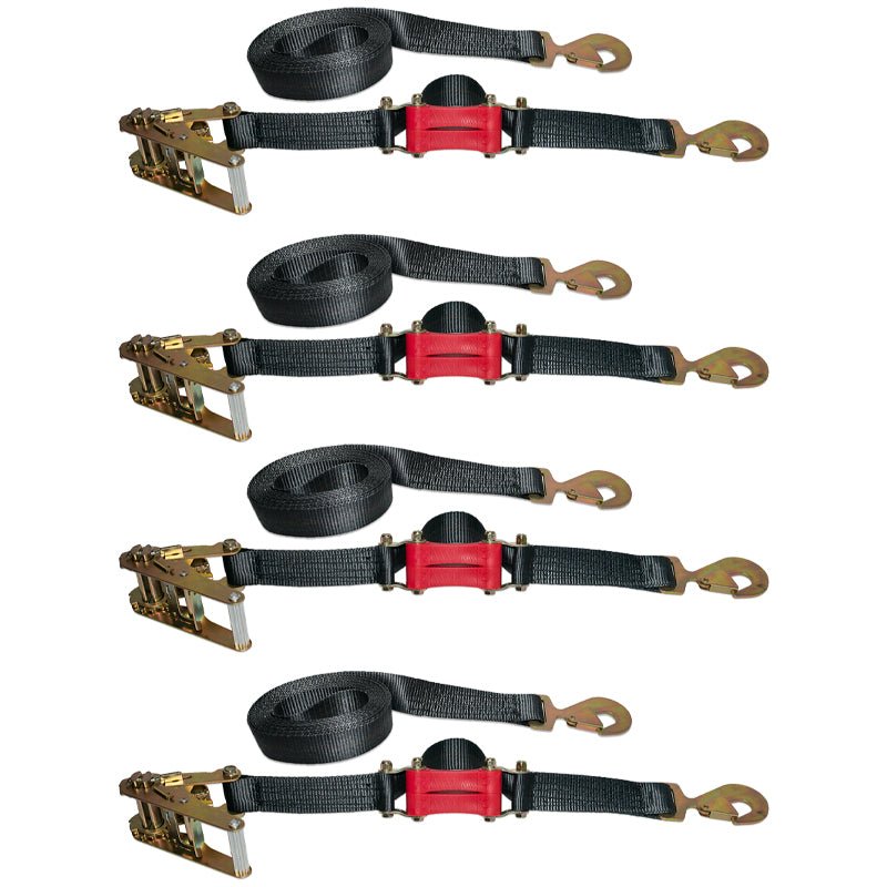 Photo of 18ft x 2in SHOCKSTRAP® Ratchet Strap w Snap Hooks, Premium Made in USA Polyester Webbing, 10,000lb Breaking Strength, 3,333lb WLL, Commercial Grade by ShockStrap - Premium for UTVs / Side by Sides