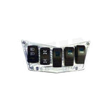 50 Caliber Racing 5-Switch Billet Aluminum Dash Panel for Polaris RZR