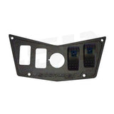 50 Caliber Racing 4-Switch Billet Aluminum Dash Panel for Polaris RZR