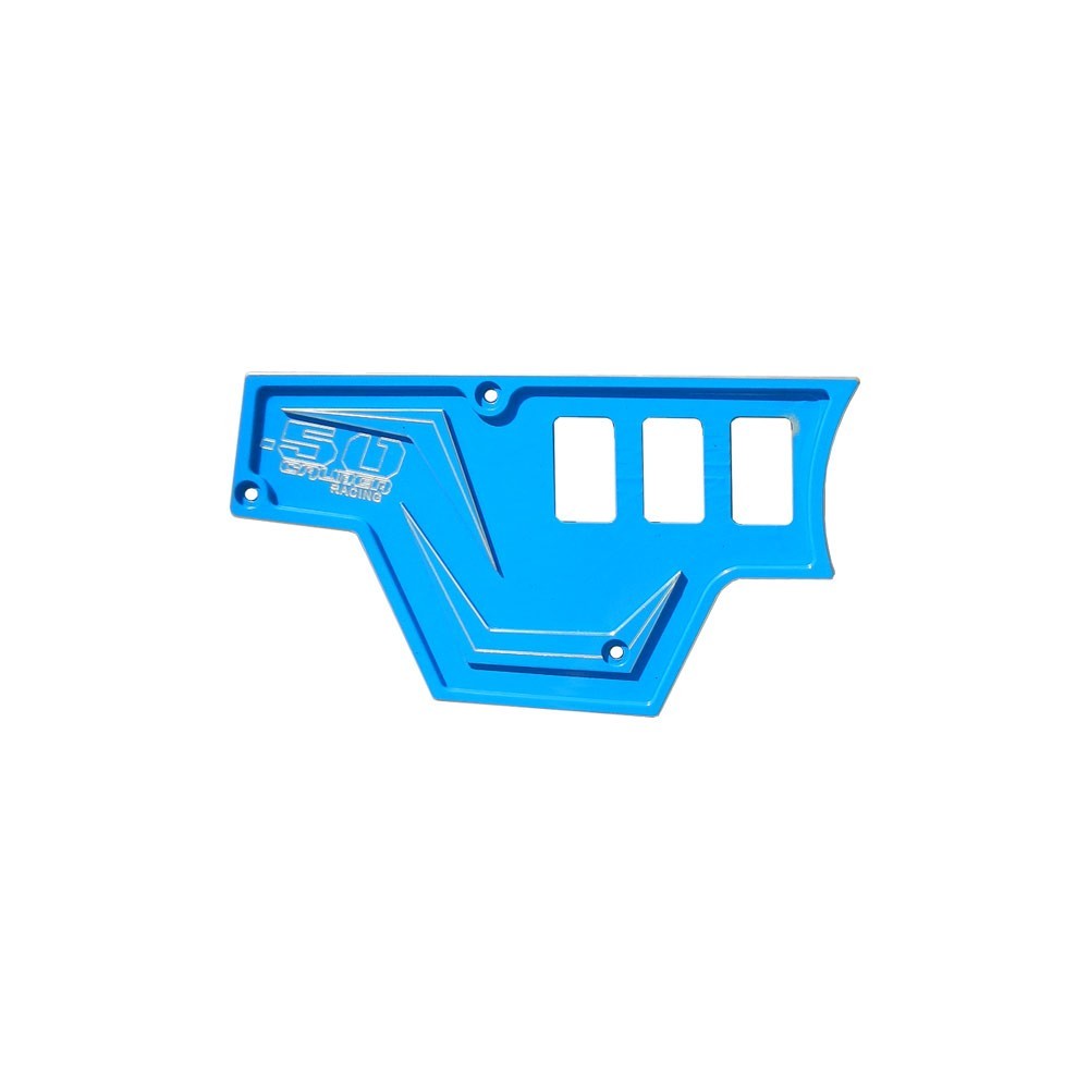 6 Switch Billet Aluminum Dash Panel for RZR XP 1000 (Blue)