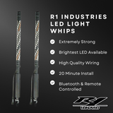 Bright LED Light Whips - R1 Industries - Lifetime Warranty