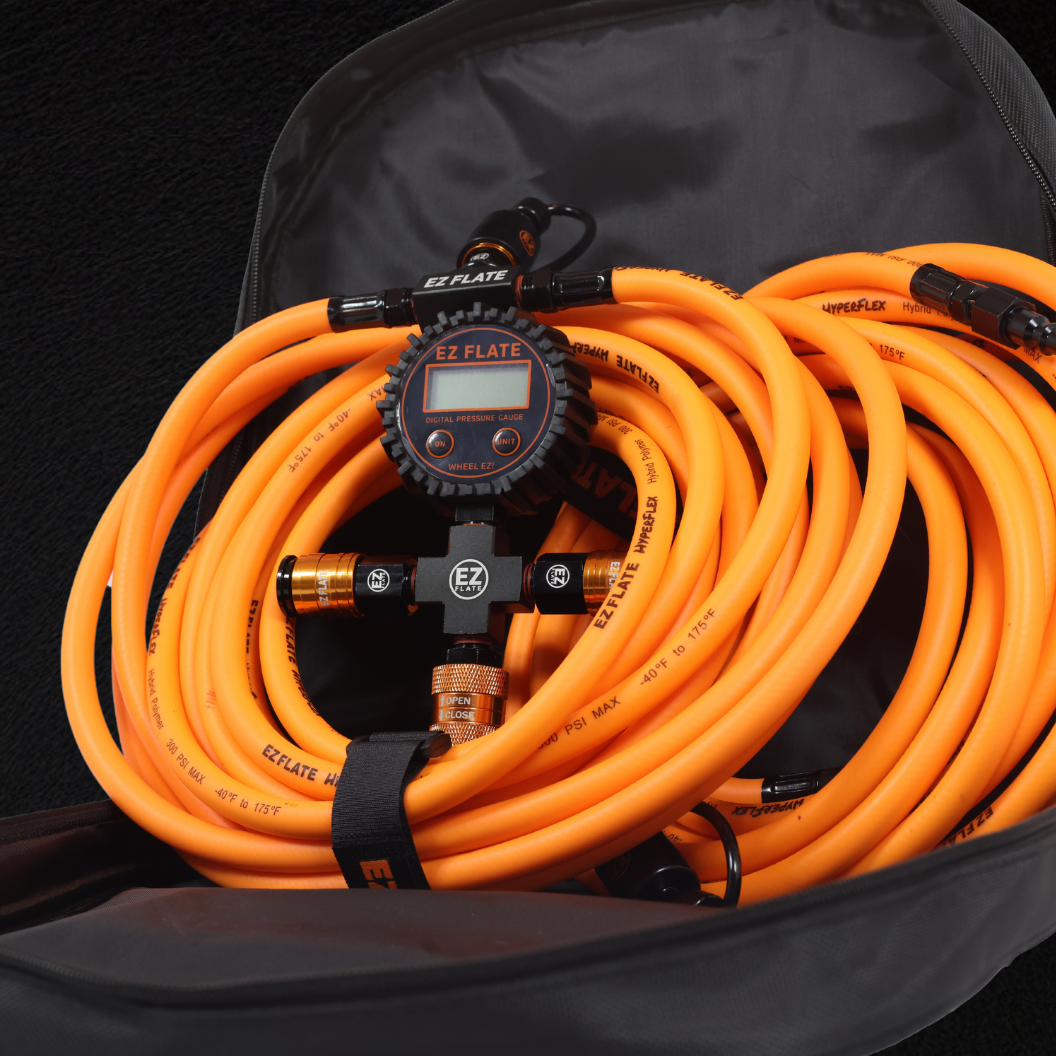 Photo of Hyperflex 4-Way Hose Kit with Standard Manifold by EZ FLATE - Premium for UTVs / Side by Sides