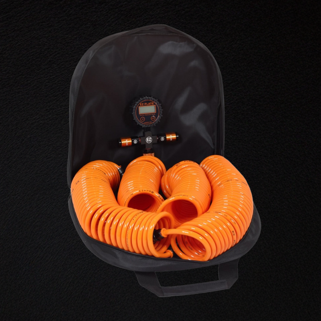 Photo of Recoil 4-Way Hose Kit with Standard Manifold by EZ FLATE - Premium for UTVs / Side by Sides