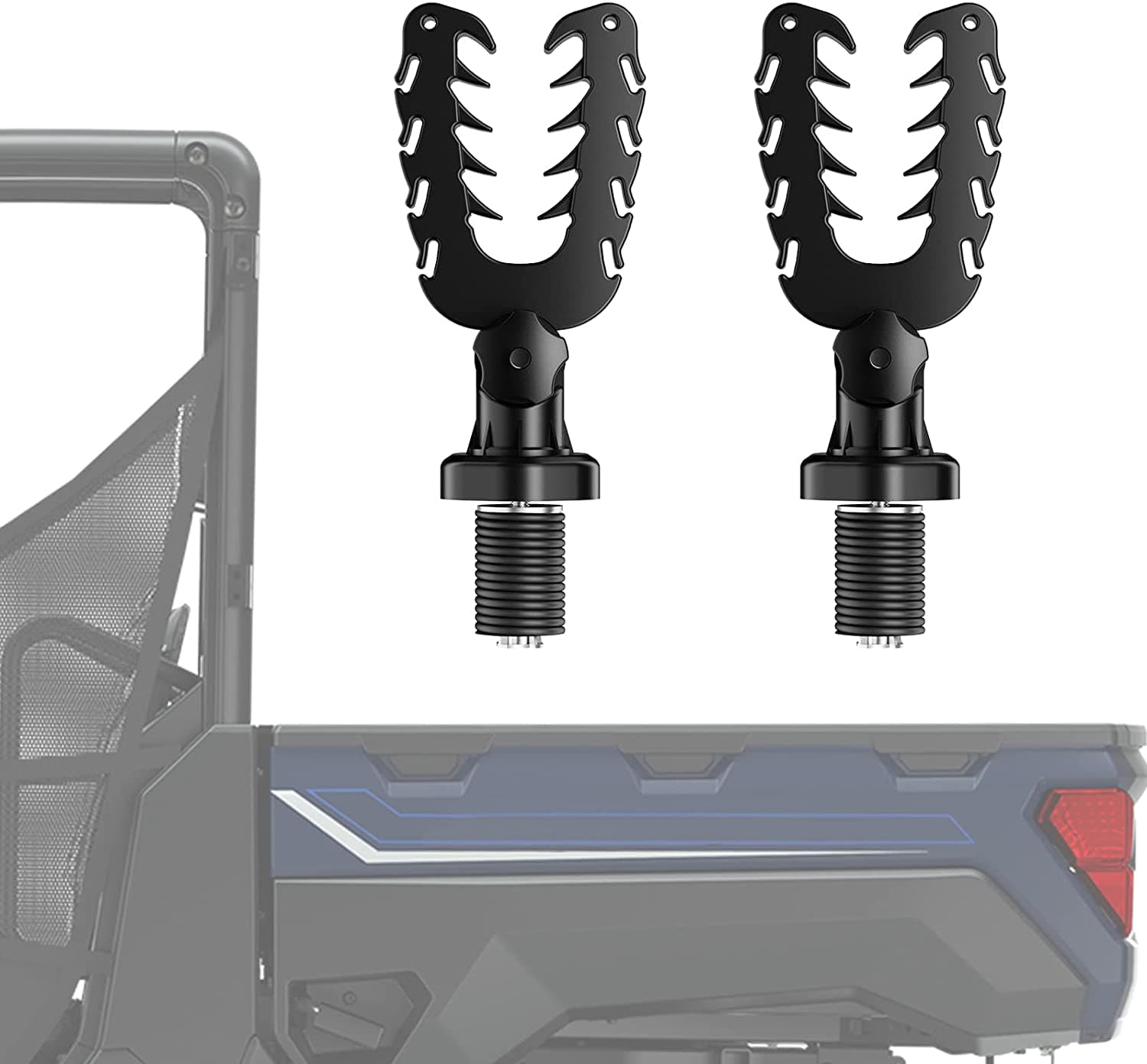 Photo of UTV Tool Rack Fit Polaris Ranger/ General by Kemimoto - Premium for UTVs / Side by Sides