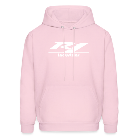 Unisex Fleece Zip Hoodie - pale pink