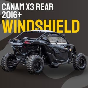 Can-Am Maverick X3 Rear Windshield (2016+)