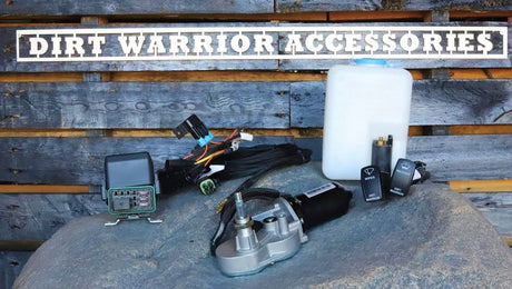 Photo of Electric Windshield Wiper Kit for Polaris PRO R 2025+ by Dirt Warrior Accessories - Premium ELECTIC WIPER for UTVs / Side by Sides