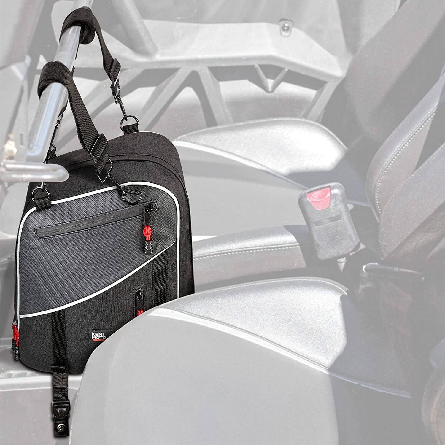 Photo of Removable Central Storage for Can-Am Maverick Sport Max by Kemimoto - Premium for UTVs / Side by Sides