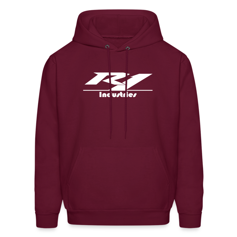 Unisex Fleece Zip Hoodie - burgundy