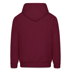 Unisex Fleece Zip Hoodie - burgundy