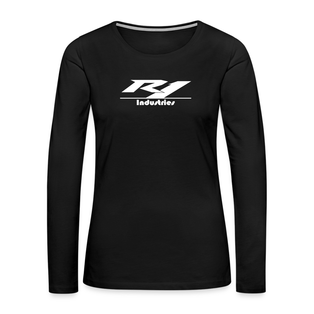 Women's Premium Long Sleeve T-Shirt - black