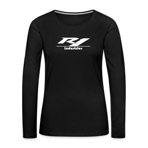 Women's Premium Long Sleeve T-Shirt - black