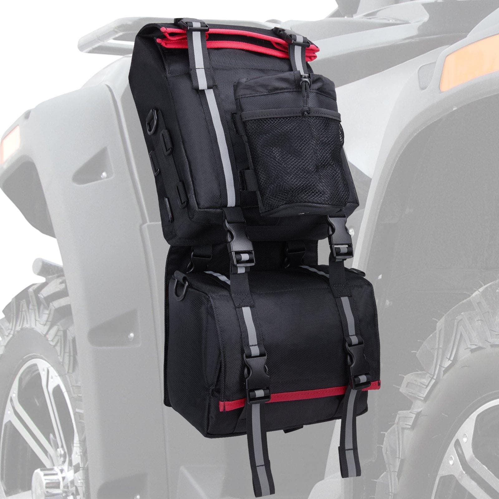 Photo of ATV Fabric Fender Bag for Yamaha Grizzly by Kemimoto - Premium for UTVs / Side by Sides