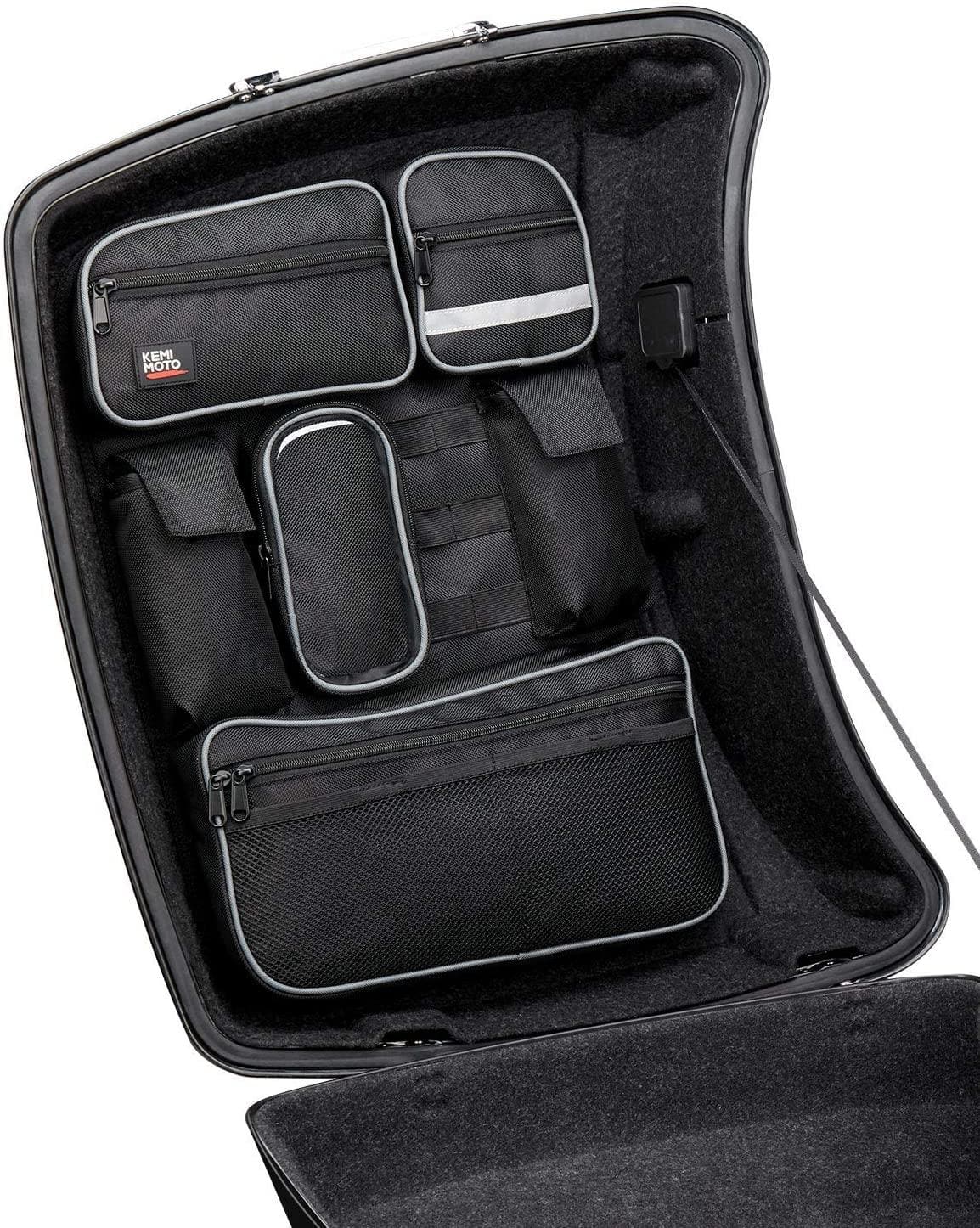 Photo of Tour Pack Lid Organizer for Electra Glide Street Glide Touring by Kemimoto - Premium for UTVs / Side by Sides