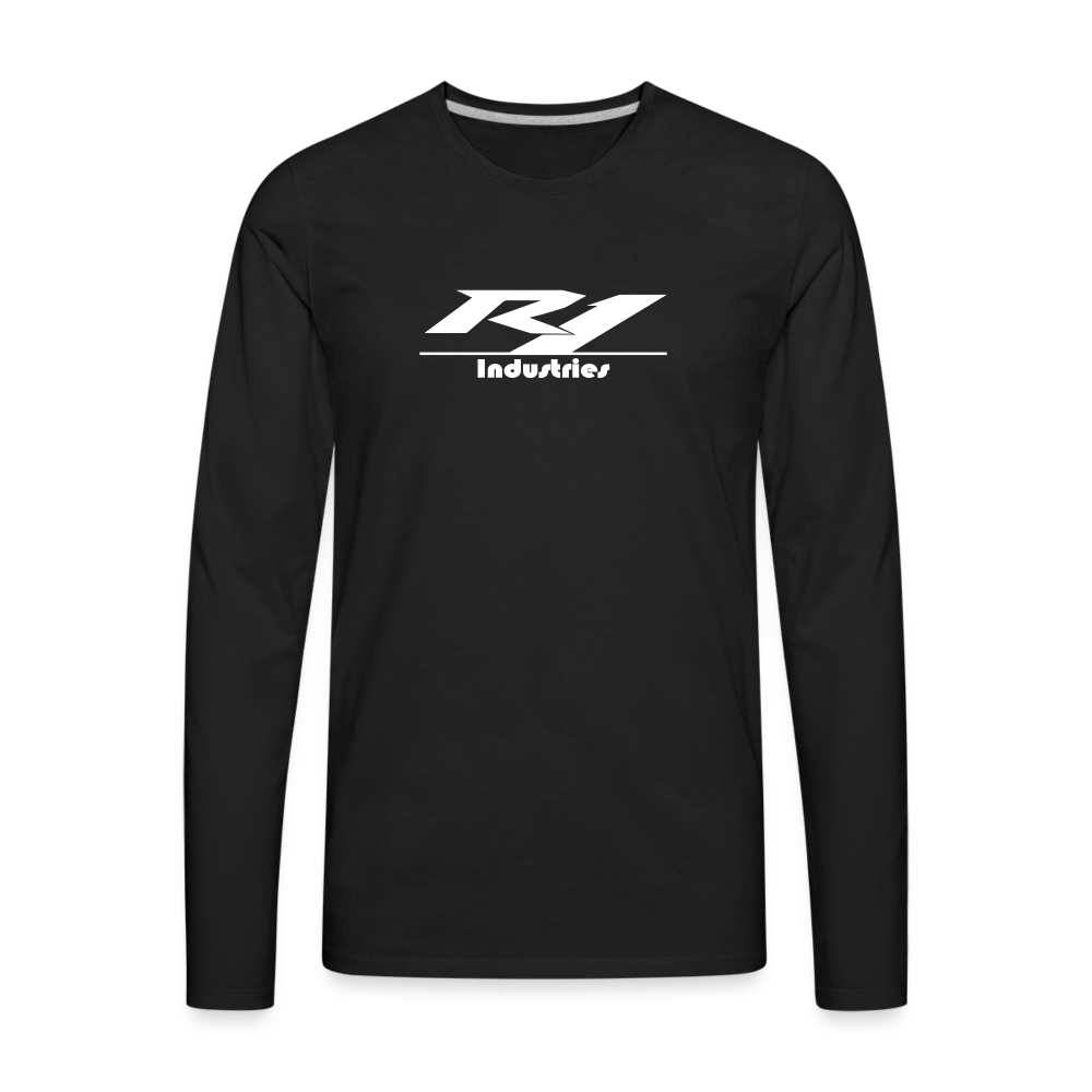 Men's Premium Long Sleeve T-Shirt - black