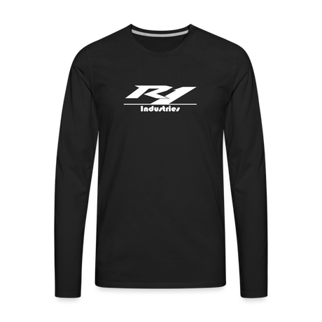 Men's Premium Long Sleeve T-Shirt - black