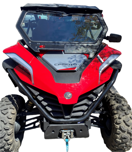 Photo of CF MOTO Z FORCE 950 H.O. FRONT WINDSHIELD 2021+ by Dirt Warrior Accessories - Premium Windshields for UTVs / Side by Sides