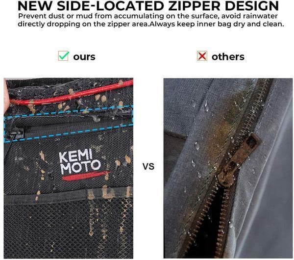 Photo of Front Door Side Door Bags & Side Nerf Bars Rock Sliders for Polaris RZR by Kemimoto - Premium for UTVs / Side by Sides