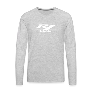 Men's Premium Long Sleeve T-Shirt - heather gray