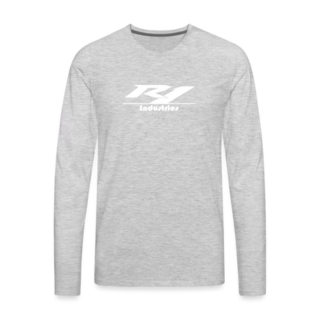 Men's Premium Long Sleeve T-Shirt - heather gray