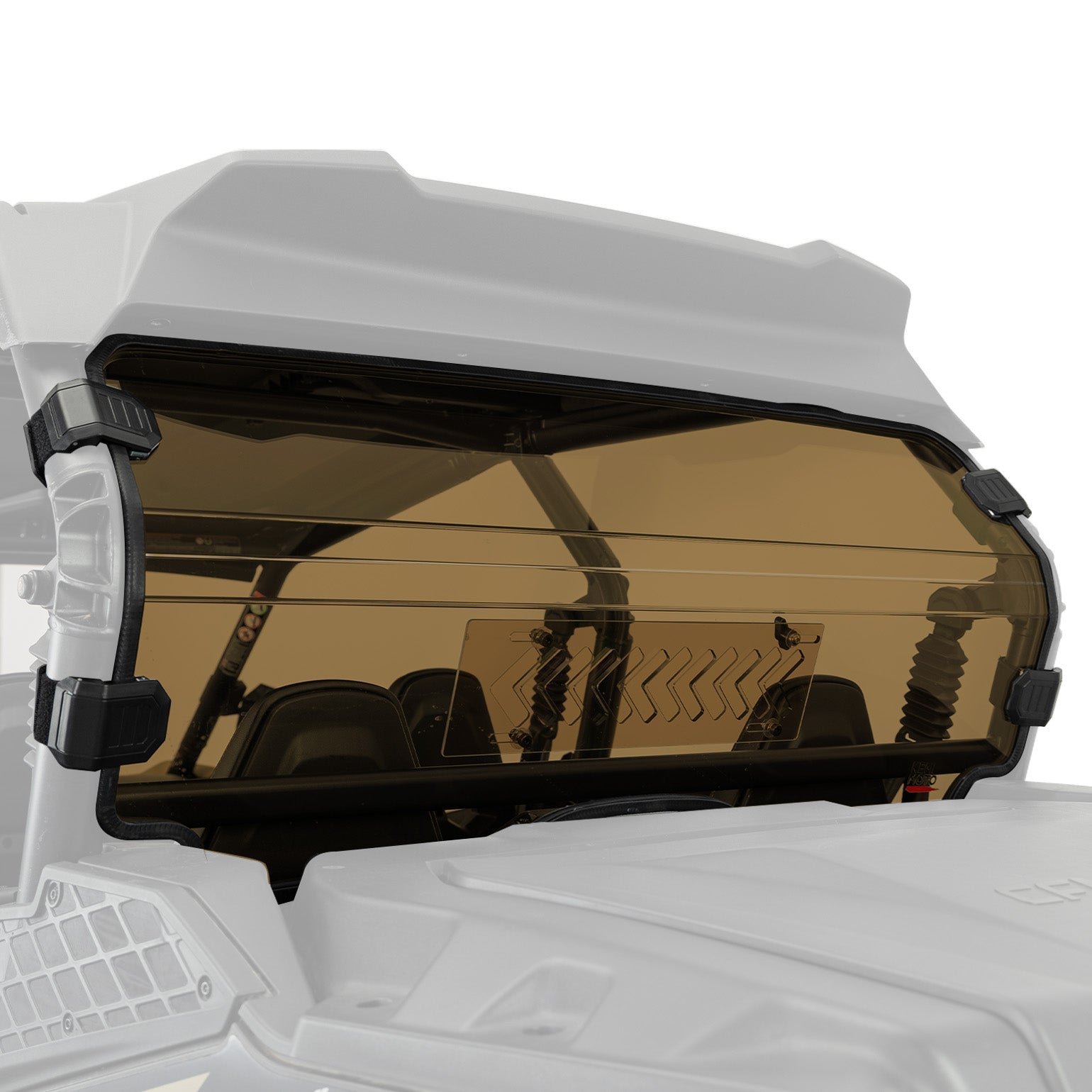 Photo of Tinted Rear Windshield w/Sliding Window for 2023+ CFMOTO ZForce 950 Sport | 800 Trail by Kemimoto - Premium for UTVs / Side by Sides