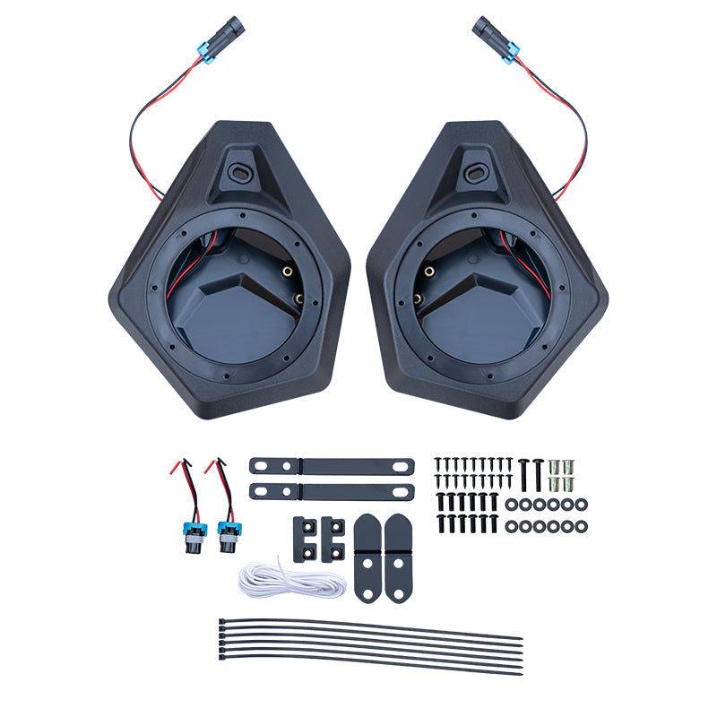 Photo of Kemimoto Front Roof Speakers Pods for Can-Am Commander/ Maverick Trail & Sport by Kemimoto - Premium for UTVs / Side by Sides