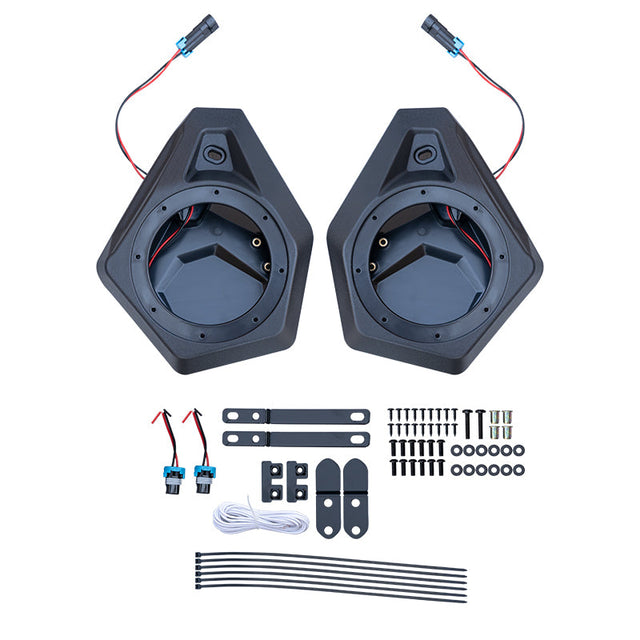 Photo of Kemimoto Front Roof Speakers Pods for Can-Am Commander/ Maverick Trail & Sport by Kemimoto - Premium for UTVs / Side by Sides