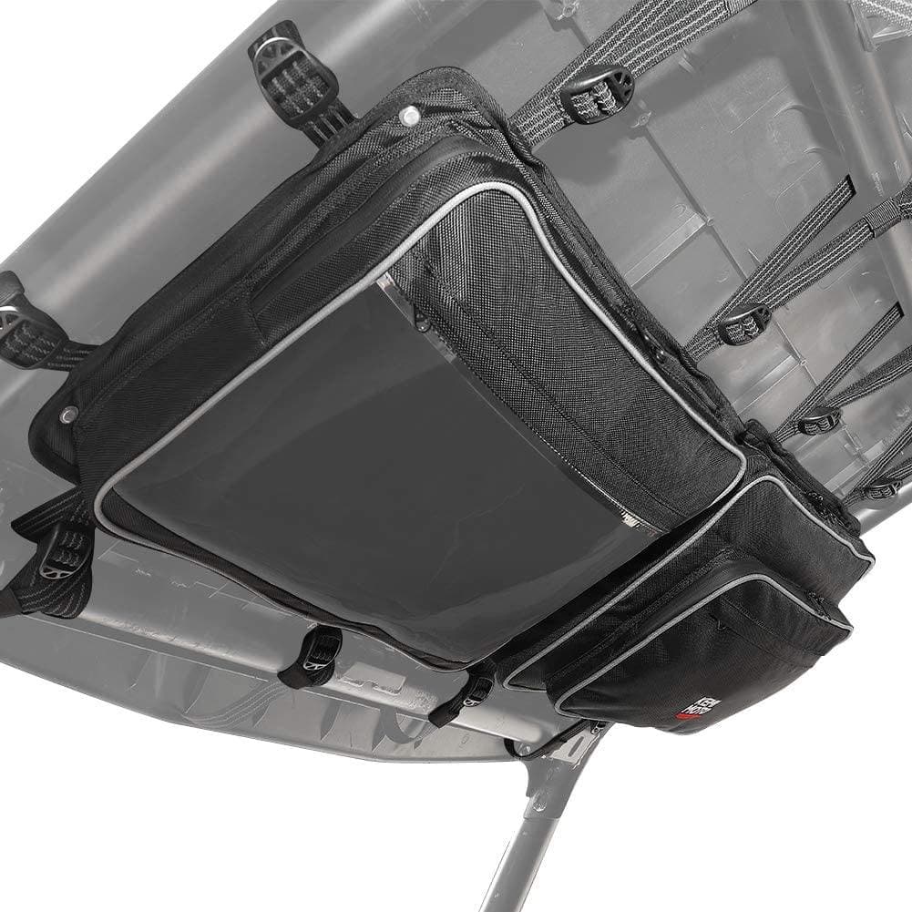Photo of Soft Rear Window Net & Overhead Roof Storage Bag for RZR PRO XP/ LE by Kemimoto - Premium for UTVs / Side by Sides