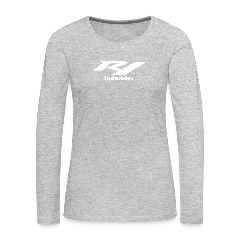 Women's Premium Long Sleeve T-Shirt - heather gray