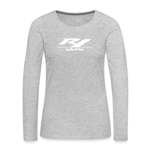 Women's Premium Long Sleeve T-Shirt - heather gray