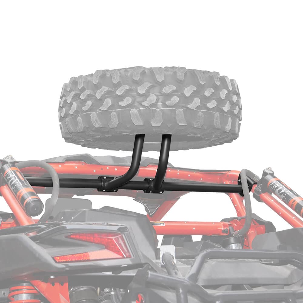 Photo of Tablet Holder & Spare Tire Carrier for Can-Am Maverick X3 by Kemimoto - Premium for UTVs / Side by Sides
