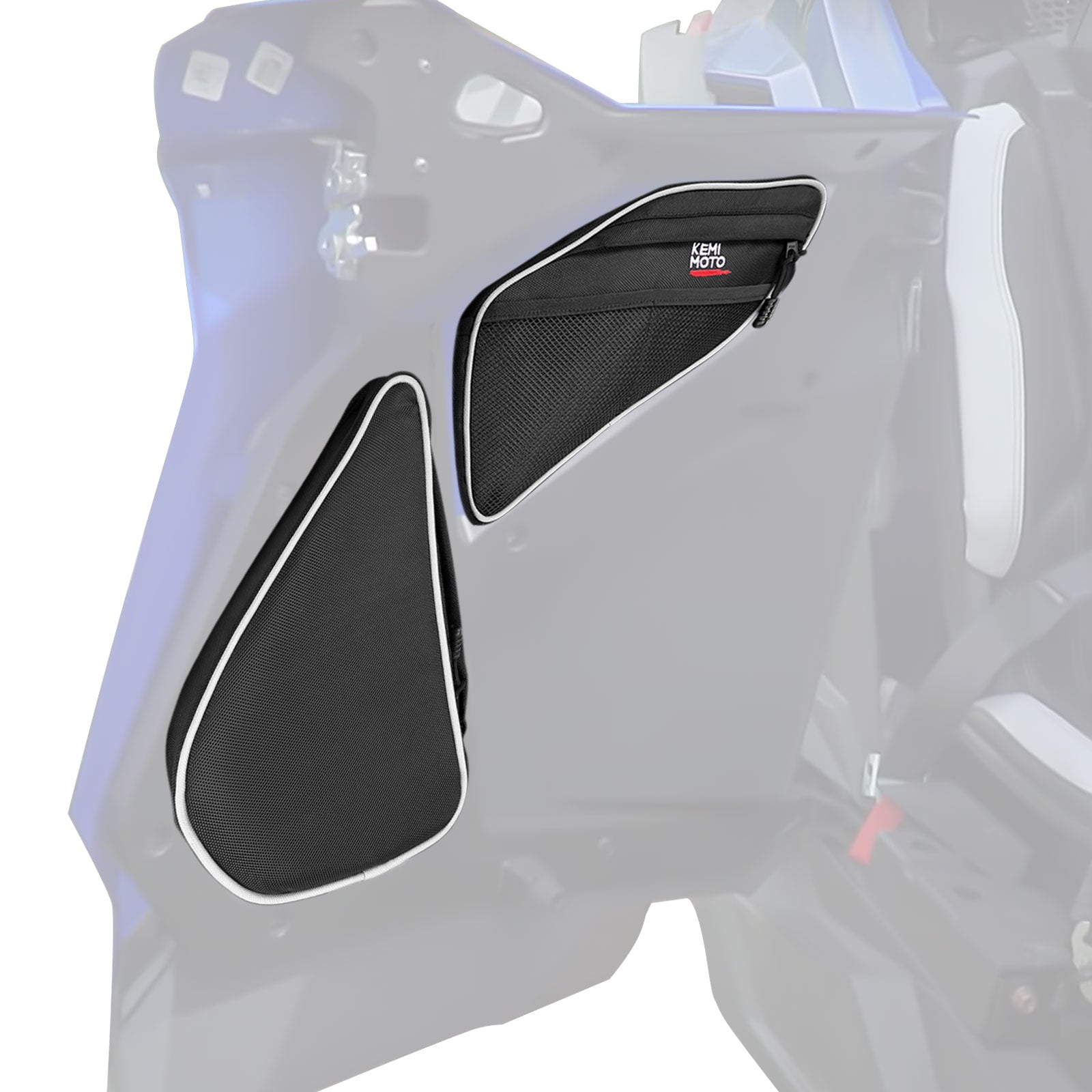 Photo of Rear Door Bags and Fender Flares for Polaris RZR by Kemimoto - Premium for UTVs / Side by Sides