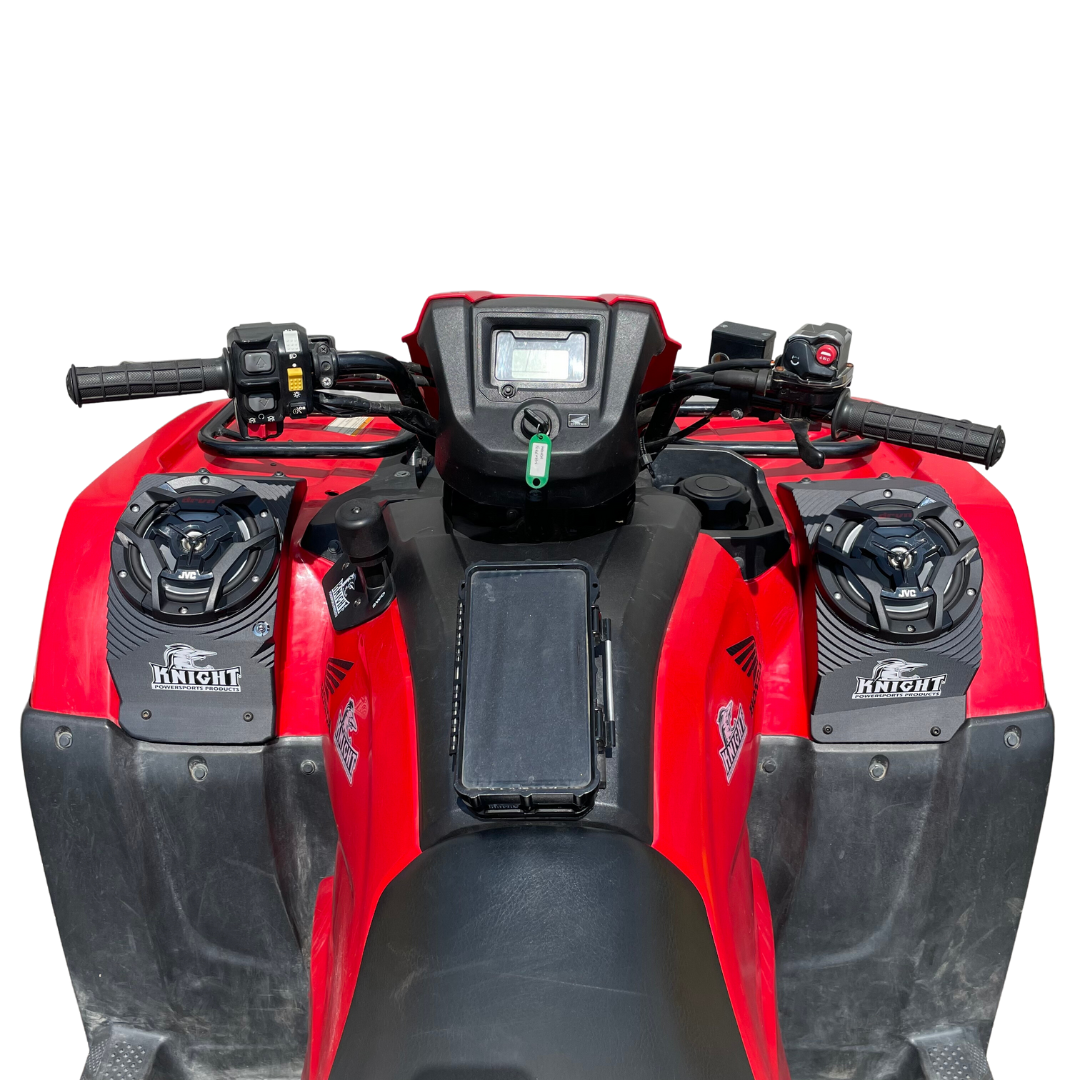 Photo of 2014+ Honda Foreman and Rubicon 420/500/520 Fender Speaker Housings Only by Knight ATV - Premium Audio for UTVs / Side by Sides