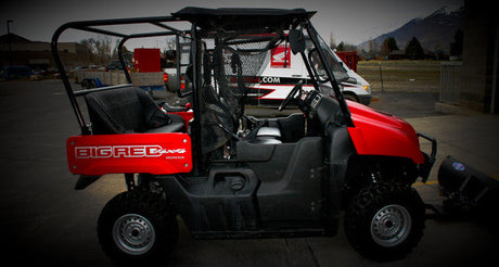 Photo of Honda Big Red Backseat and Roll Cage Kit (2009-2013) by UTV Mountain Accessories - Premium Roll Cages for UTVs / Side by Sides