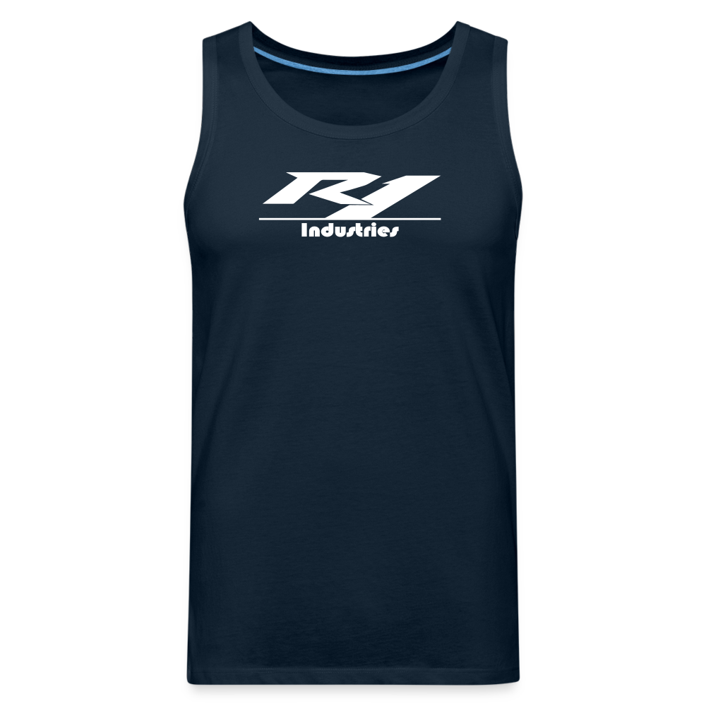 Men’s Premium Tank Top - deep navy