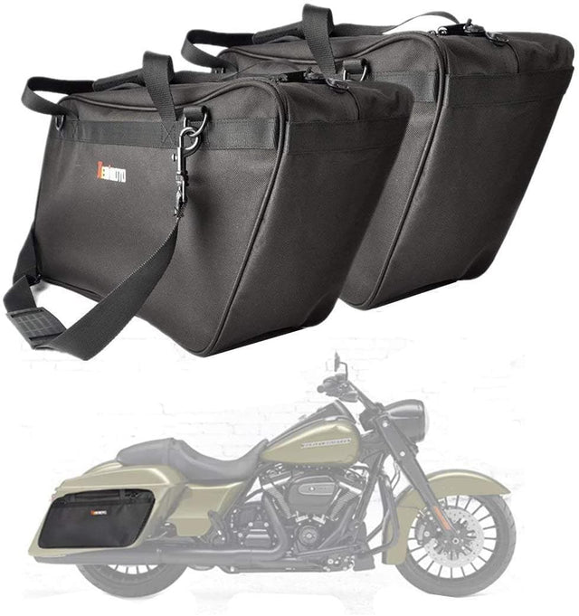 Photo of Street Glide Saddlebag Liners for Electra Glide Road King by Kemimoto - Premium for UTVs / Side by Sides