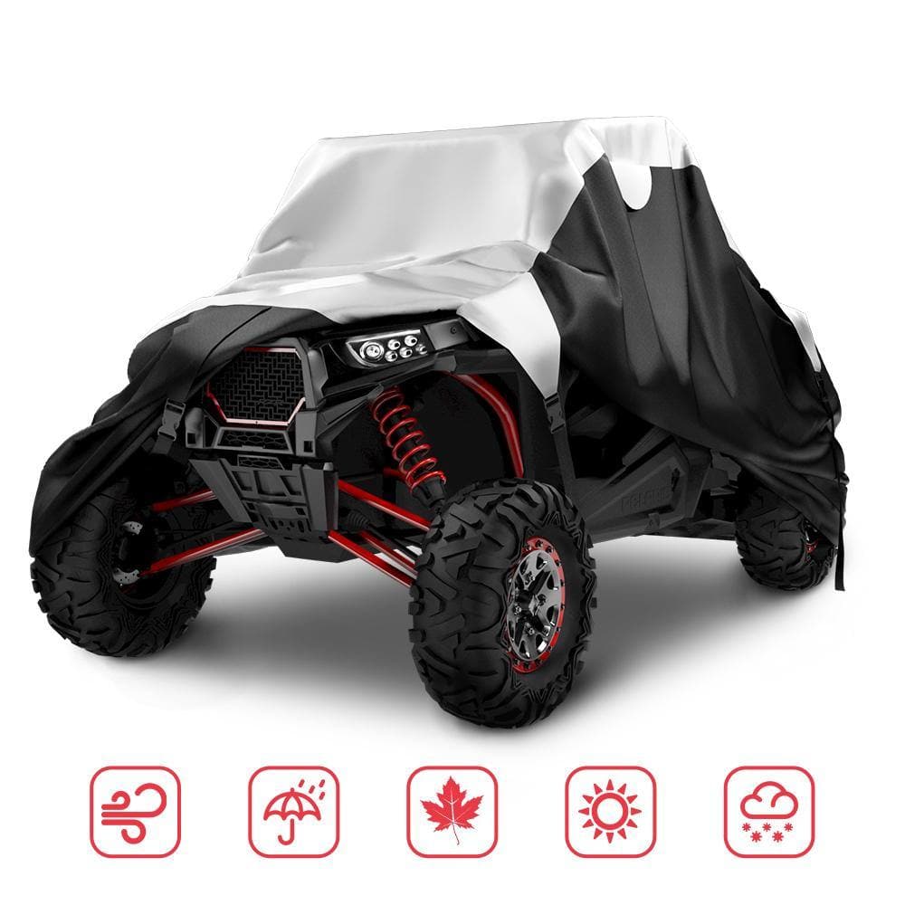 Photo of UTV Cover Waterproof 420D Fit Can-Am/ Polaris/ Kawasaki by Kemimoto - Premium for UTVs / Side by Sides