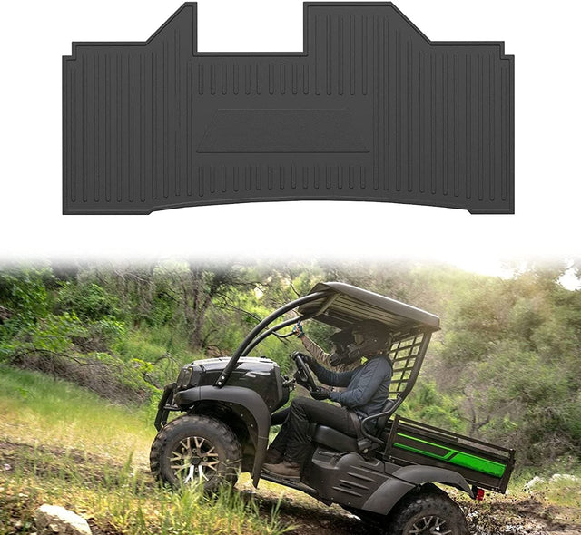 Photo of Front Floor Mat Liner for Kawasaki Mule by Kemimoto - Premium for UTVs / Side by Sides
