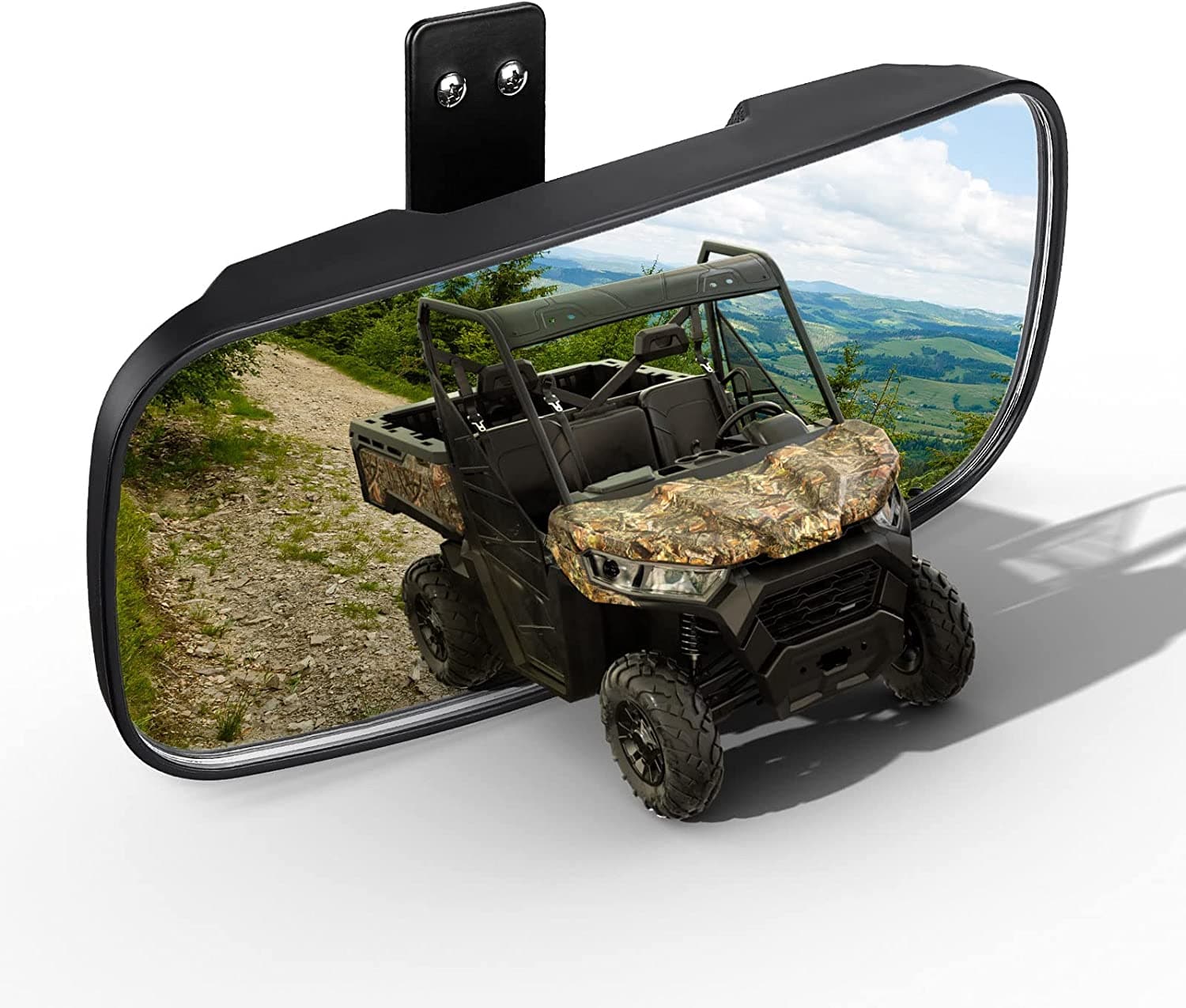 Photo of UTV Rear View Mirror for Polaris Ranger 500 570 900 XP 1000 XP/Crew 2017-2025 by Kemimoto - Premium for UTVs / Side by Sides