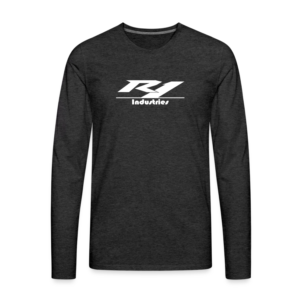 Men's Premium Long Sleeve T-Shirt - charcoal grey