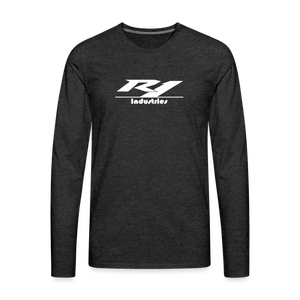 Men's Premium Long Sleeve T-Shirt - charcoal grey