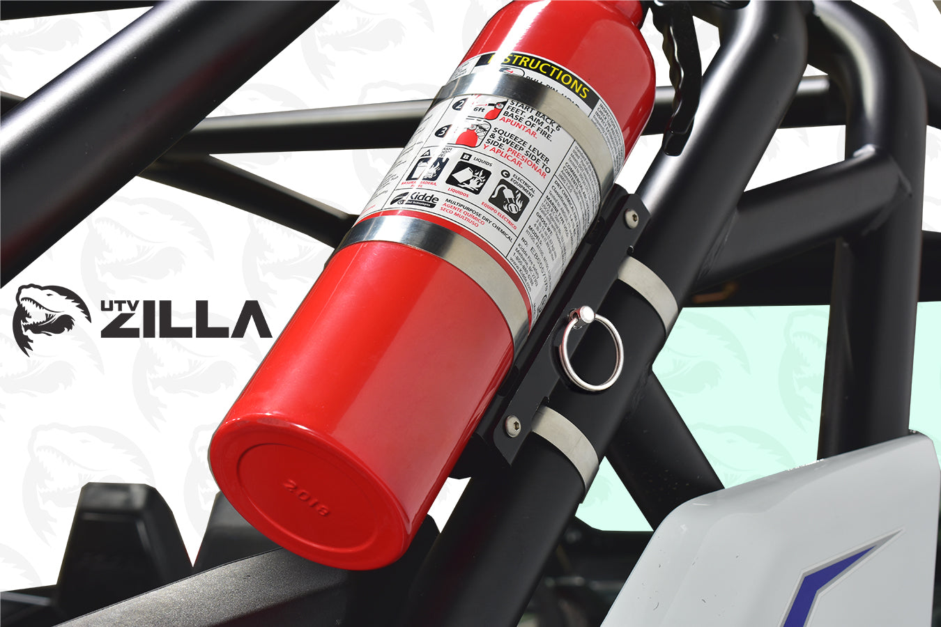 Photo of Fire Extinguisher Mount Aluminum by UTVZILLA - Premium for UTVs / Side by Sides