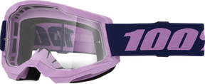 100% Strata 2 Goggles - Purple Clear Lens