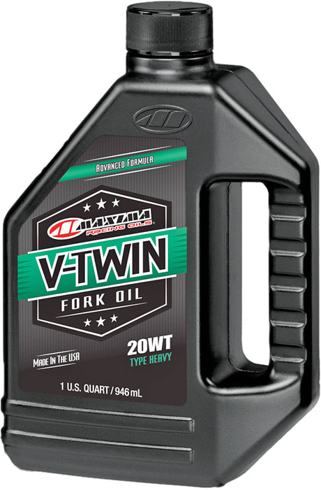 Photo of V-TWIN TYPE-E FORK OIL 20WT 32OZ by MAXIMA - Premium Chemicals for UTVs / Side by Sides