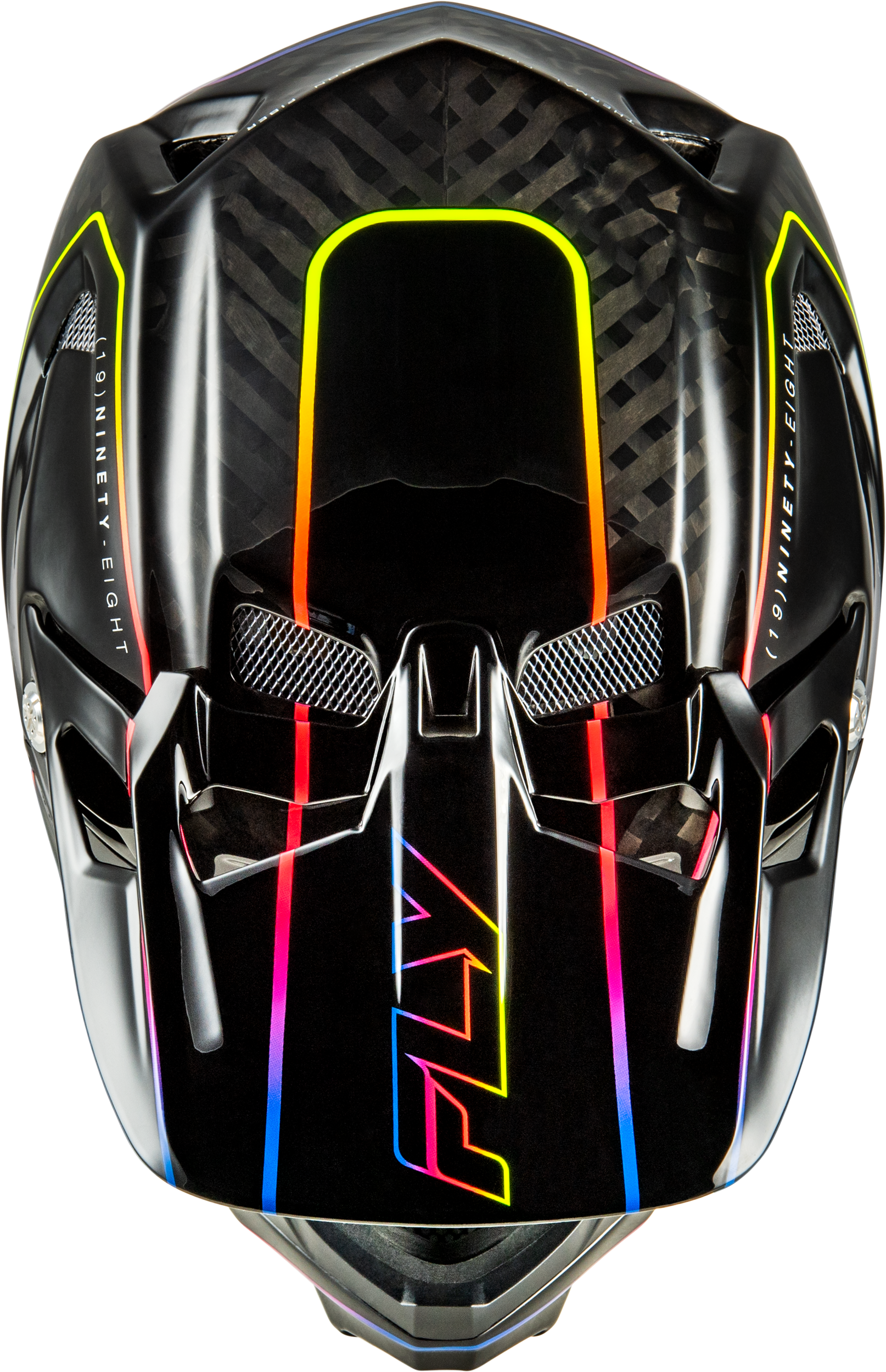 Photo of WERX-R FLOW CARBON HELMET BLACK CARBON/BLACK/MULTI MD by FLY RACING - Premium Helmets for UTVs / Side by Sides