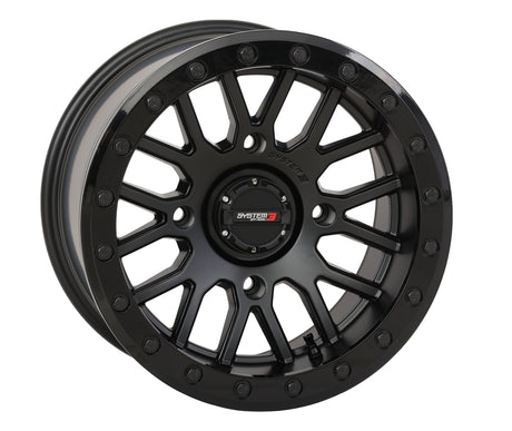 Photo of SB9 WHEEL 15X9 5+4 (+10MM) 4/156 MATTE BLACK by SYSTEM 3 - Premium Wheels for UTVs / Side by Sides