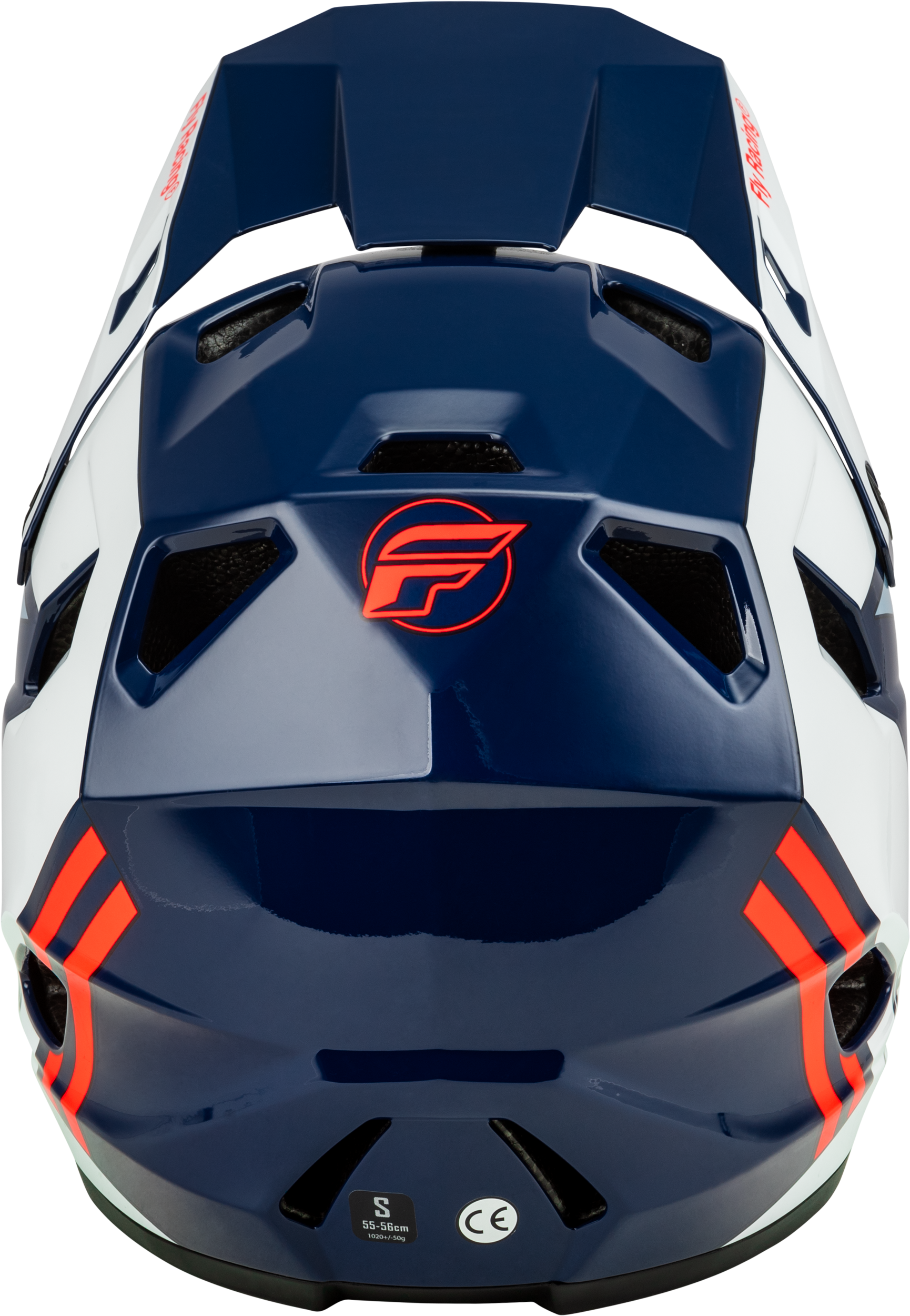 Photo of RAYCE BICYCLE HELMET RED/WHITE/BLUE SM by FLY RACING - Premium Helmets for UTVs / Side by Sides