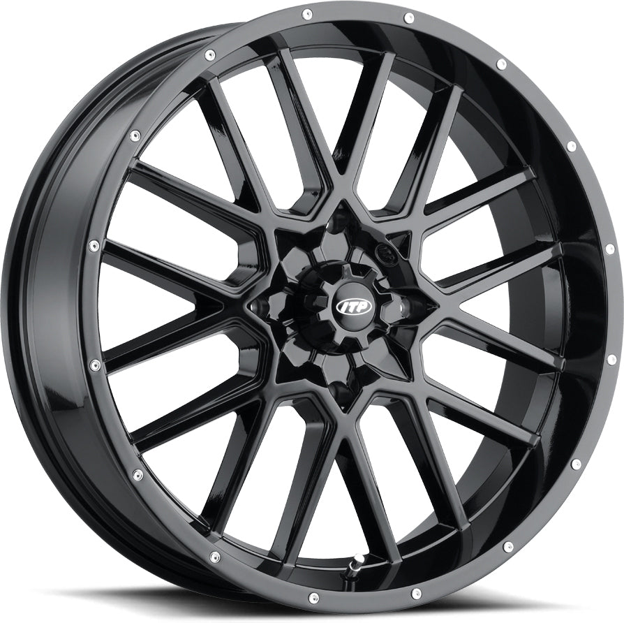 Photo of ITP HURRICANE BLACK 18X6.5 4/137 4 + 2.5 (+10MM) by ITP - Premium Wheels for UTVs / Side by Sides